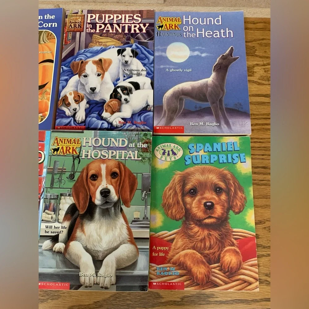 Animal Ark Ben M. Baglio Lot of 6 Chapter Books Puppies Kitten kids Cat Hound